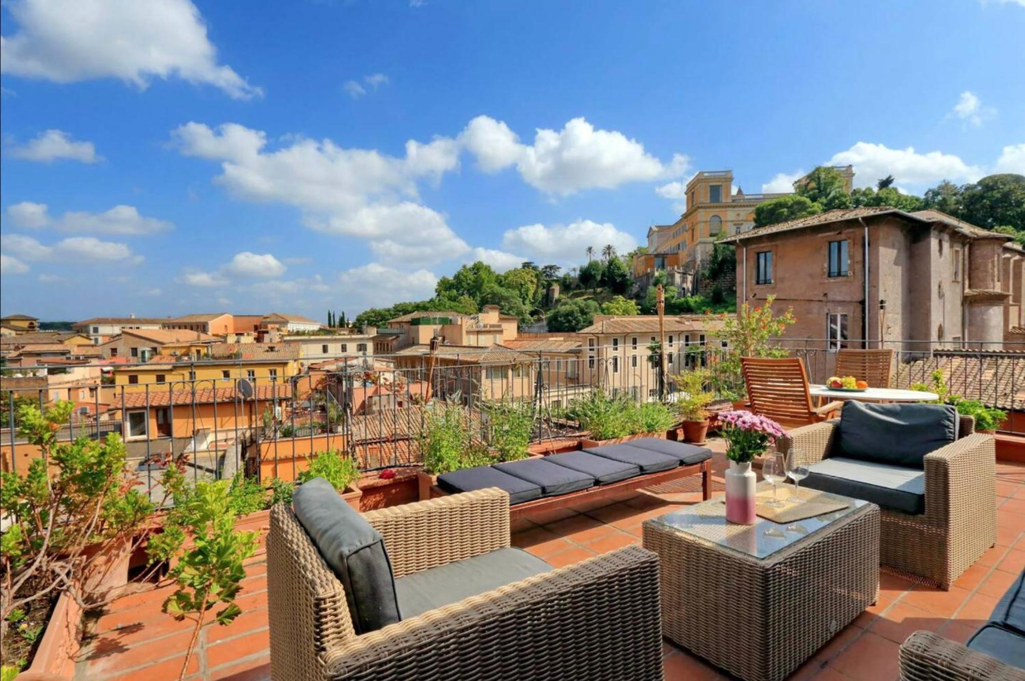 Trastevere Penthouse Amazing Terrace Appartamento