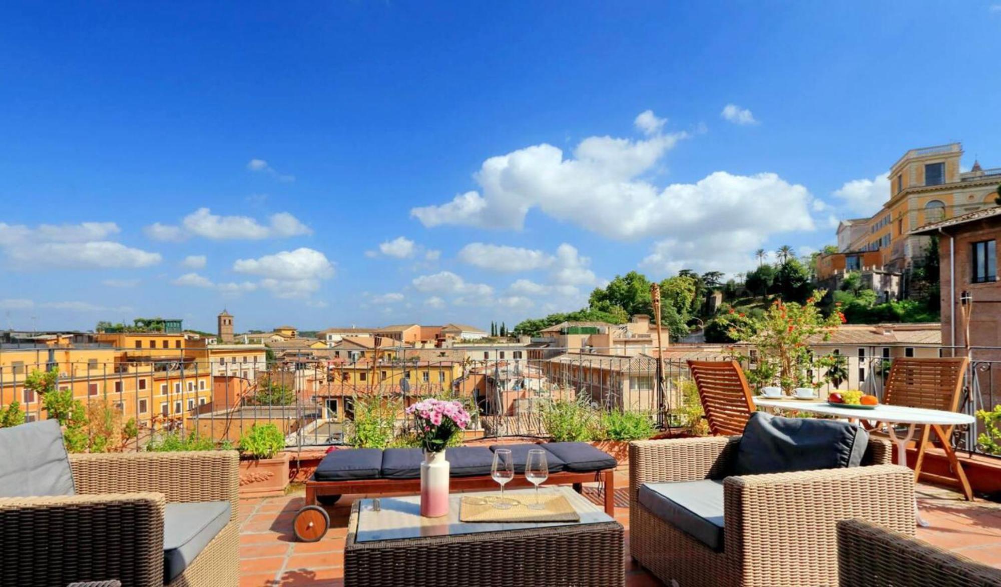 Trastevere Penthouse Amazing Terrace Appartement Rome